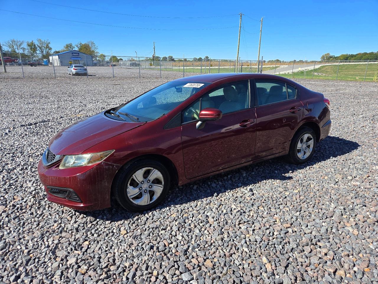 2014 HONDA CIVIC LX | 2HGFB2F52EH546533 | UPCARS