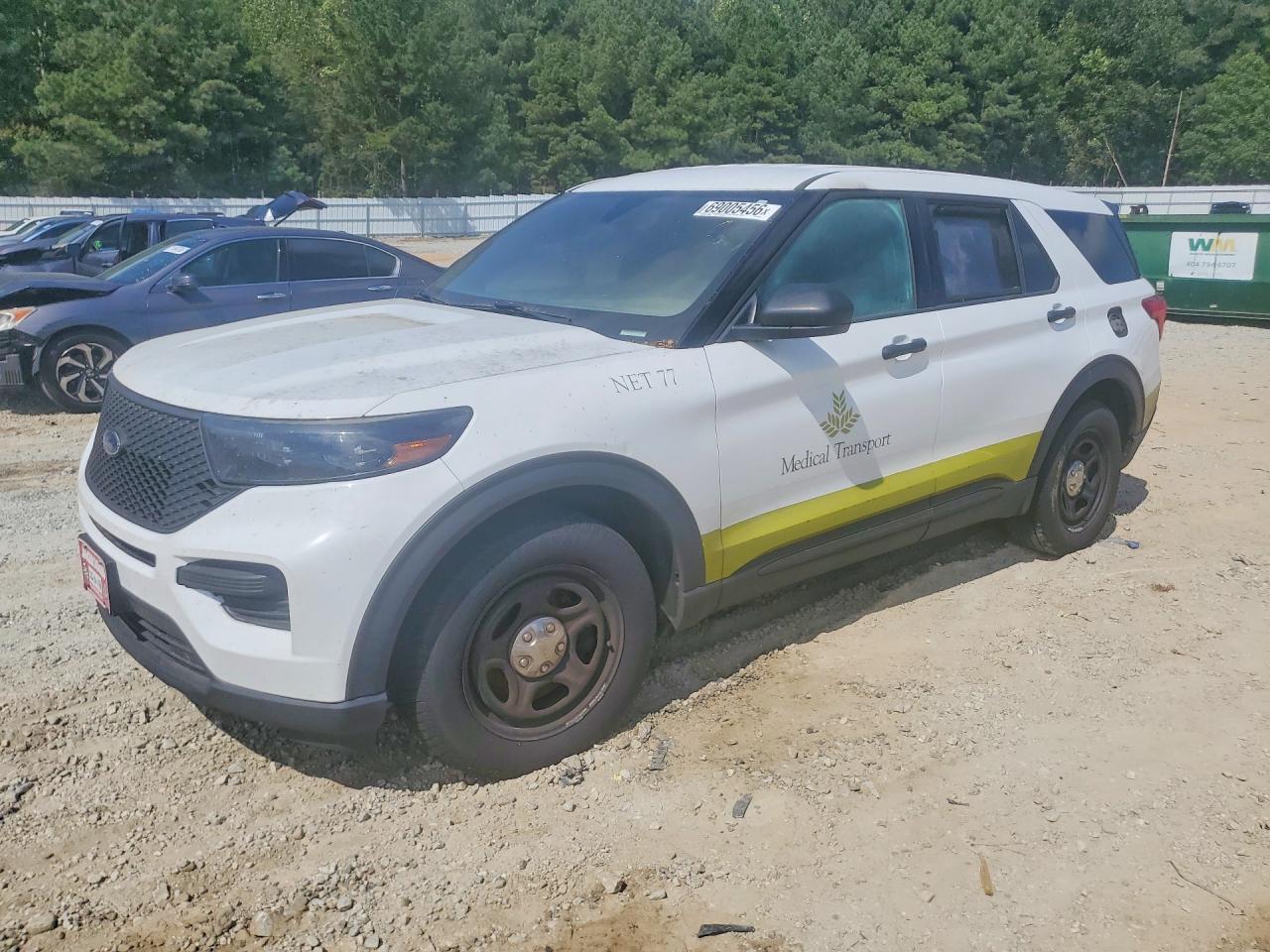 2021 FORD EXPLORER POLICE INTERCEPTOR | 1FM5K8AB3MGA19343 | UPCARS