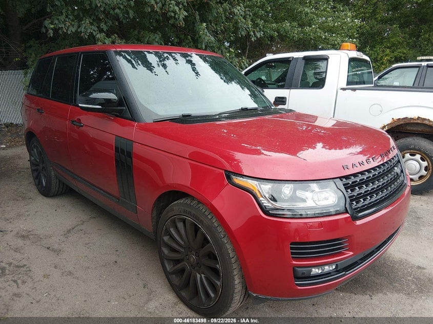 2017 LAND ROVER RANGE ROVER 3.0L V6 SUPERCHARGED HSE | SALGS2FVXHA379126 | UPCARS