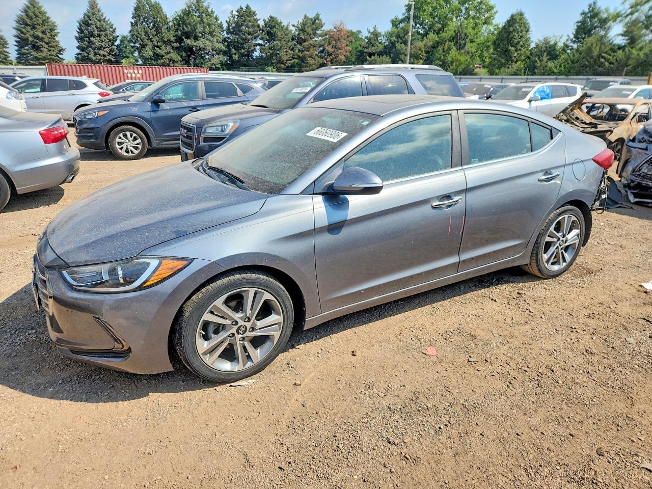 2017 HYUNDAI ELANTRA LIMITED | KMHD84LF3HU067337 | UPCARS