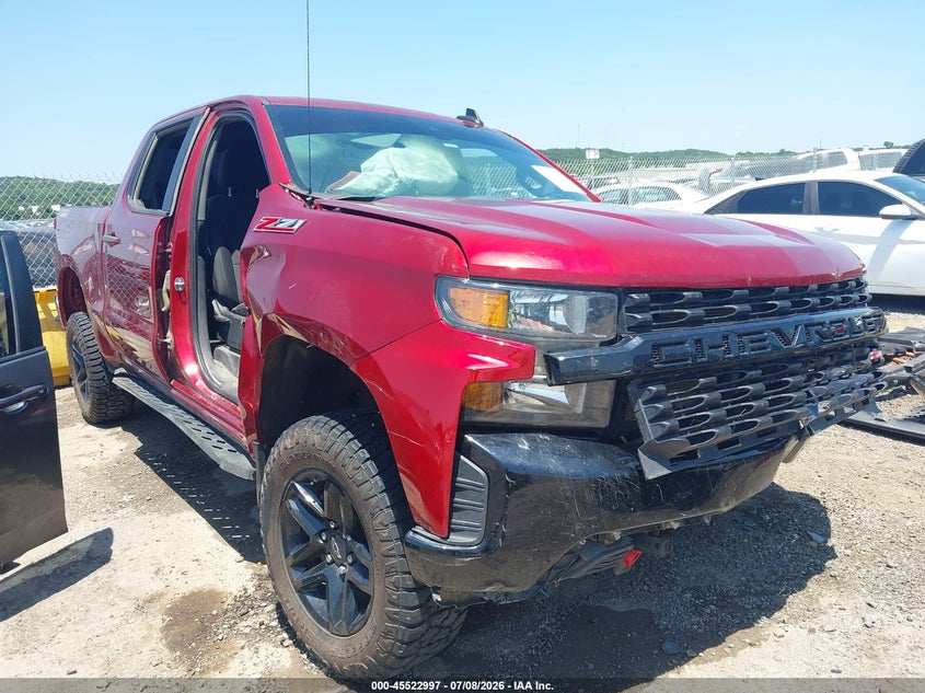 2021 CHEVROLET SILVERADO 1500 4WD  SHORT BED CUSTOM TRAIL BOSS | 3GCPYCEF4MG397235 | UPCARS