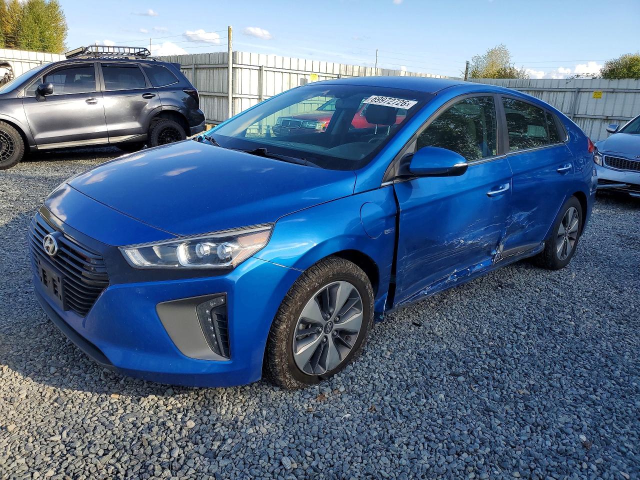 2018 HYUNDAI IONIQ LIMITED | KMHC75LD7JU103197 | UPCARS