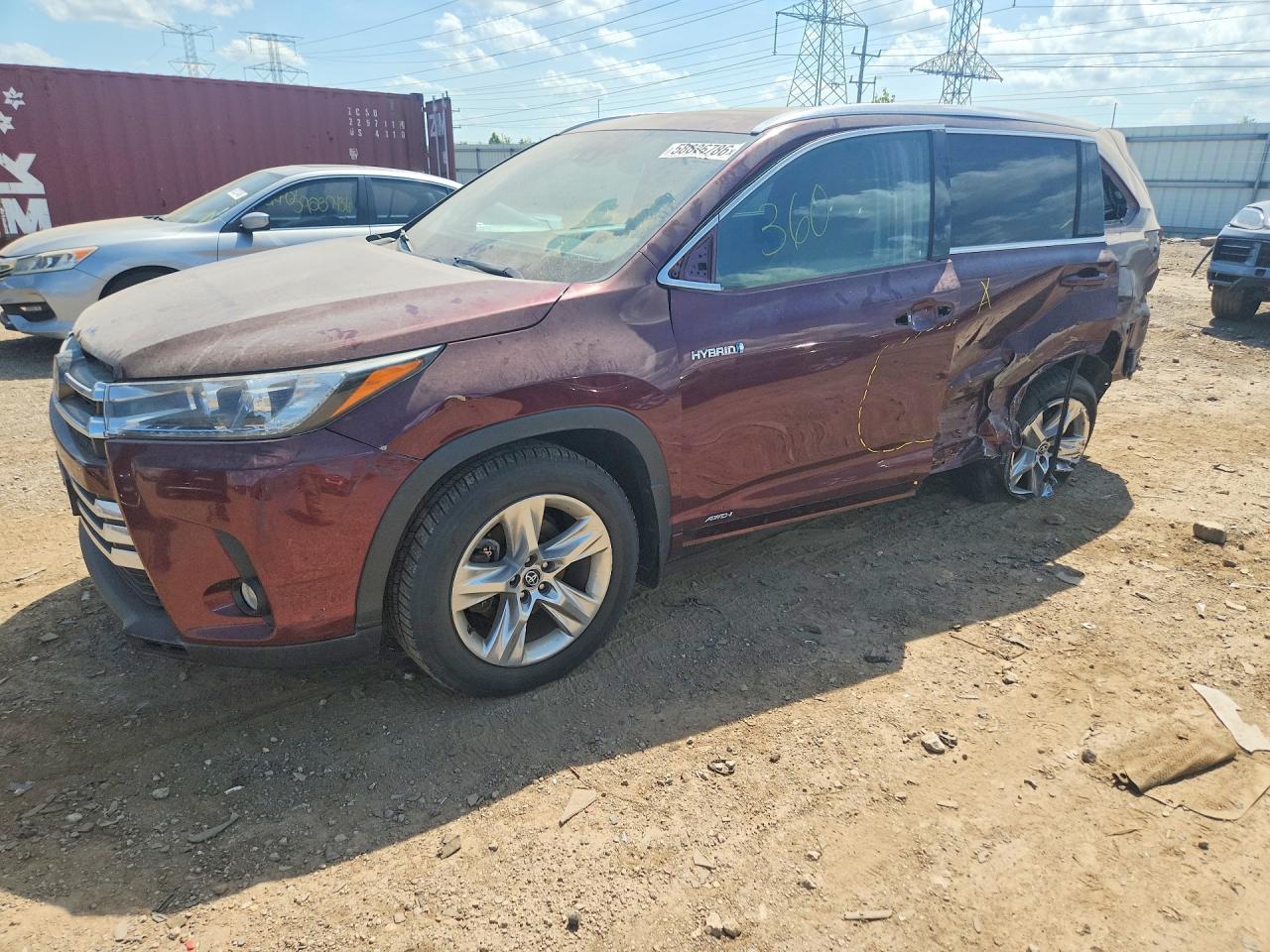 2017 TOYOTA HIGHLANDER LIMITED | 5TDDGRFH3HS028351 | UPCARS