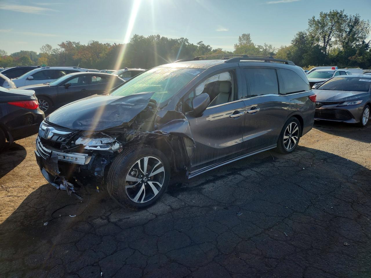 2018 HONDA ODYSSEY ELITE | 5FNRL6H95JB031137 | UPCARS