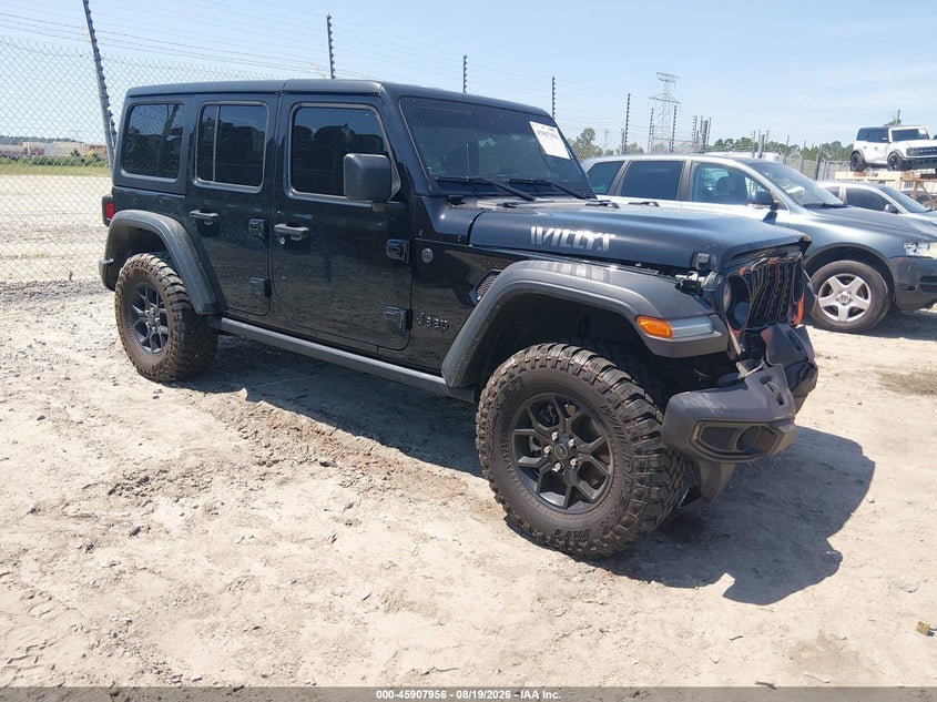 2024 JEEP WRANGLER 4-DOOR WILLYS 4X4 | 1C4PJXDG2RW356794 | UPCARS
