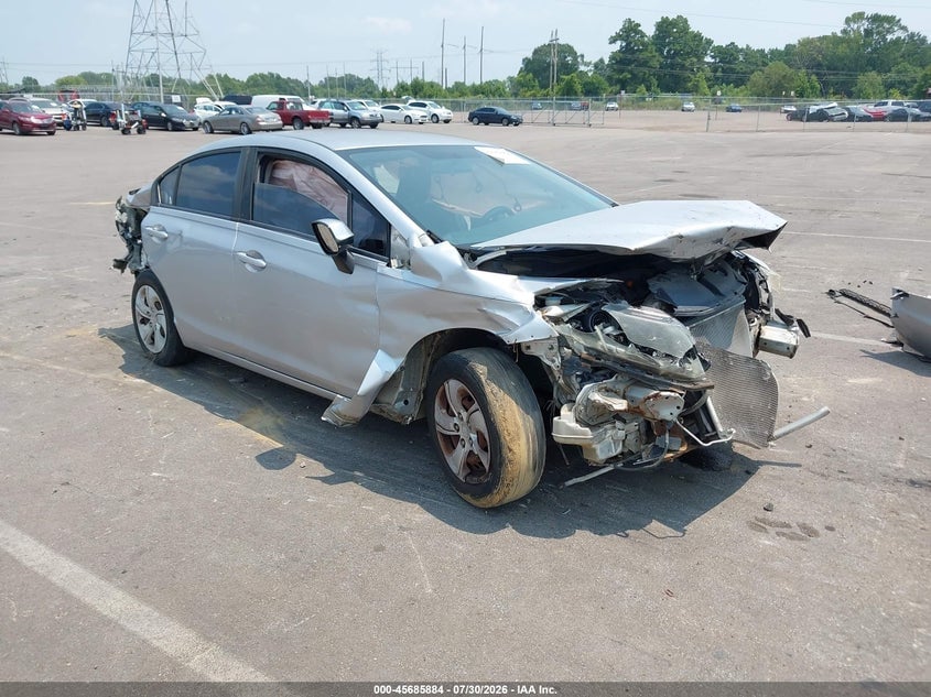 2013 HONDA CIVIC LX | 19XFB2F53DE006648 | UPCARS