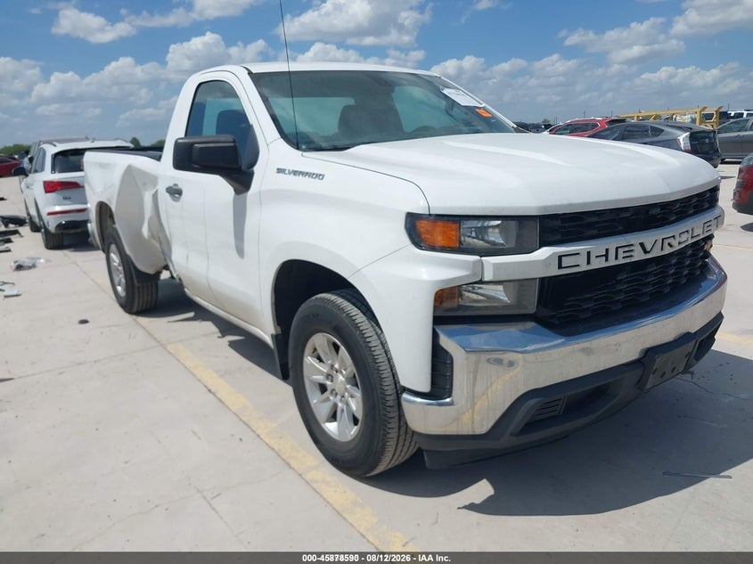 2020 CHEVROLET SILVERADO 1500 2WD  LONG BED WT | 3GCNWAEF8LG435646 | UPCARS