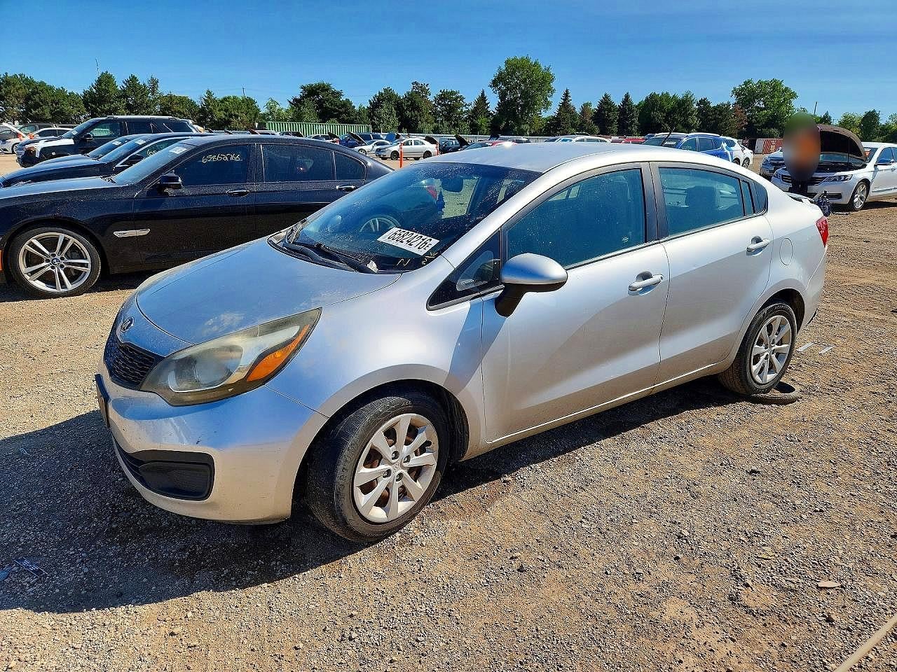 2013 KIA RIO LX | KNADM4A37D6159491 | UPCARS