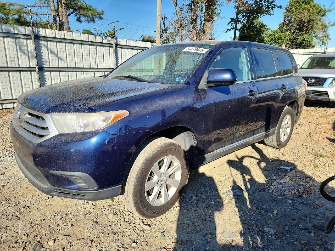 2012 TOYOTA HIGHLANDER BASE | 5TDZA3EH7CS025449 | UPCARS