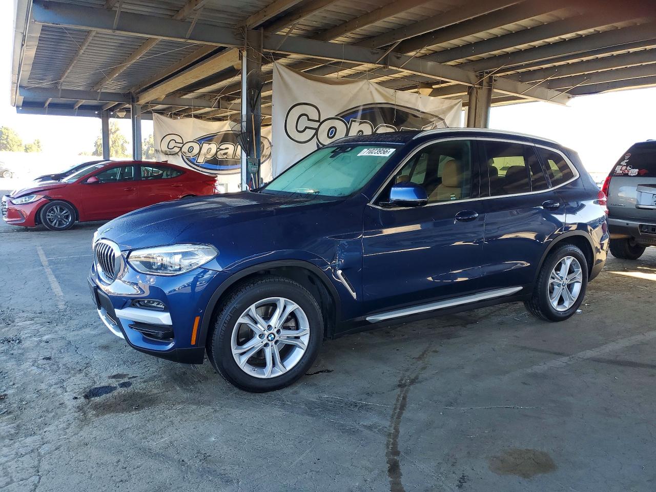 2021 BMW X3 XDRIVE30I | 5UXTY5C07M9E58765 | UPCARS