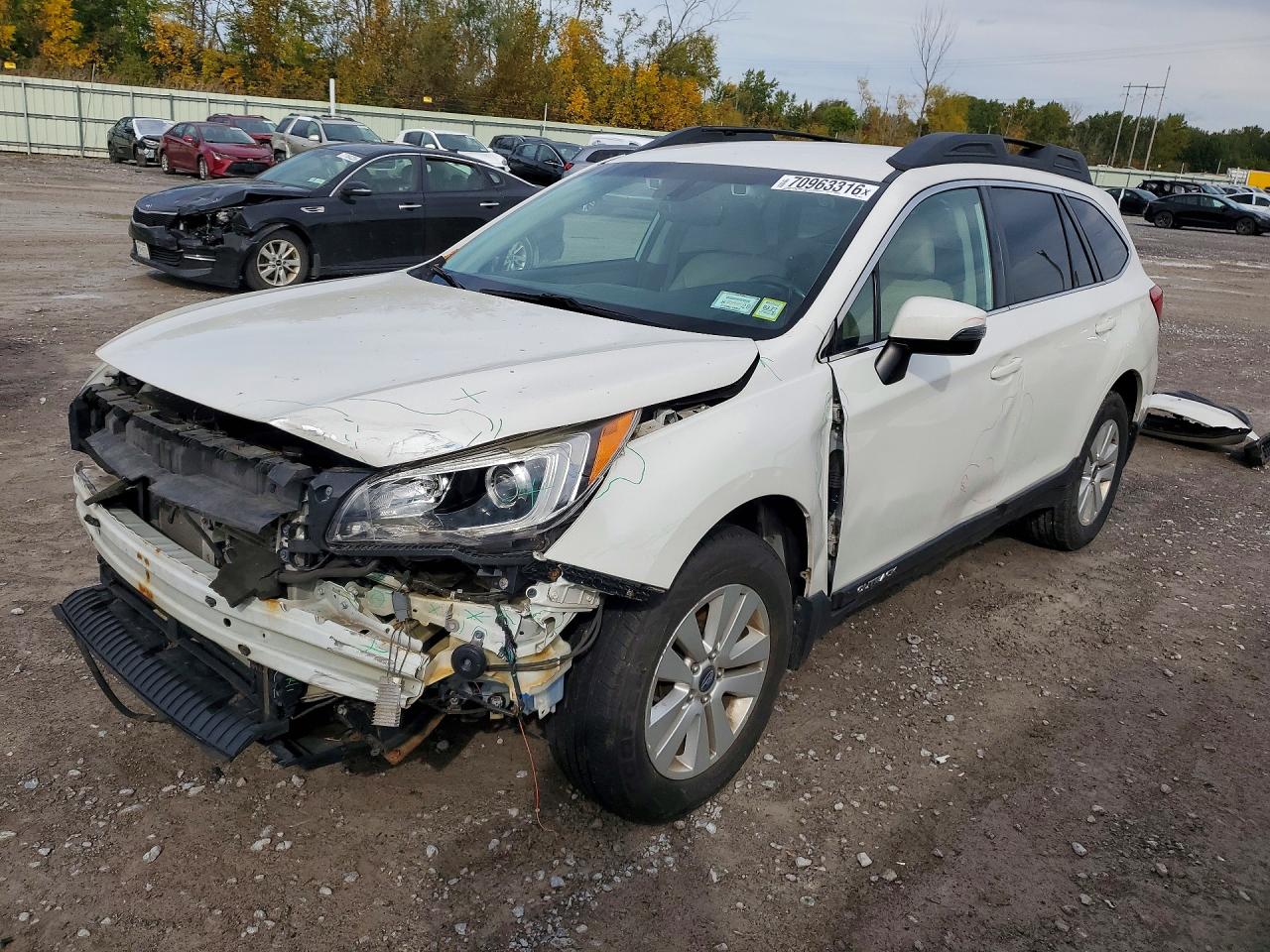 2017 SUBARU OUTBACK 2.5I PREMIUM | 4S4BSAFC6H3360972 | UPCARS