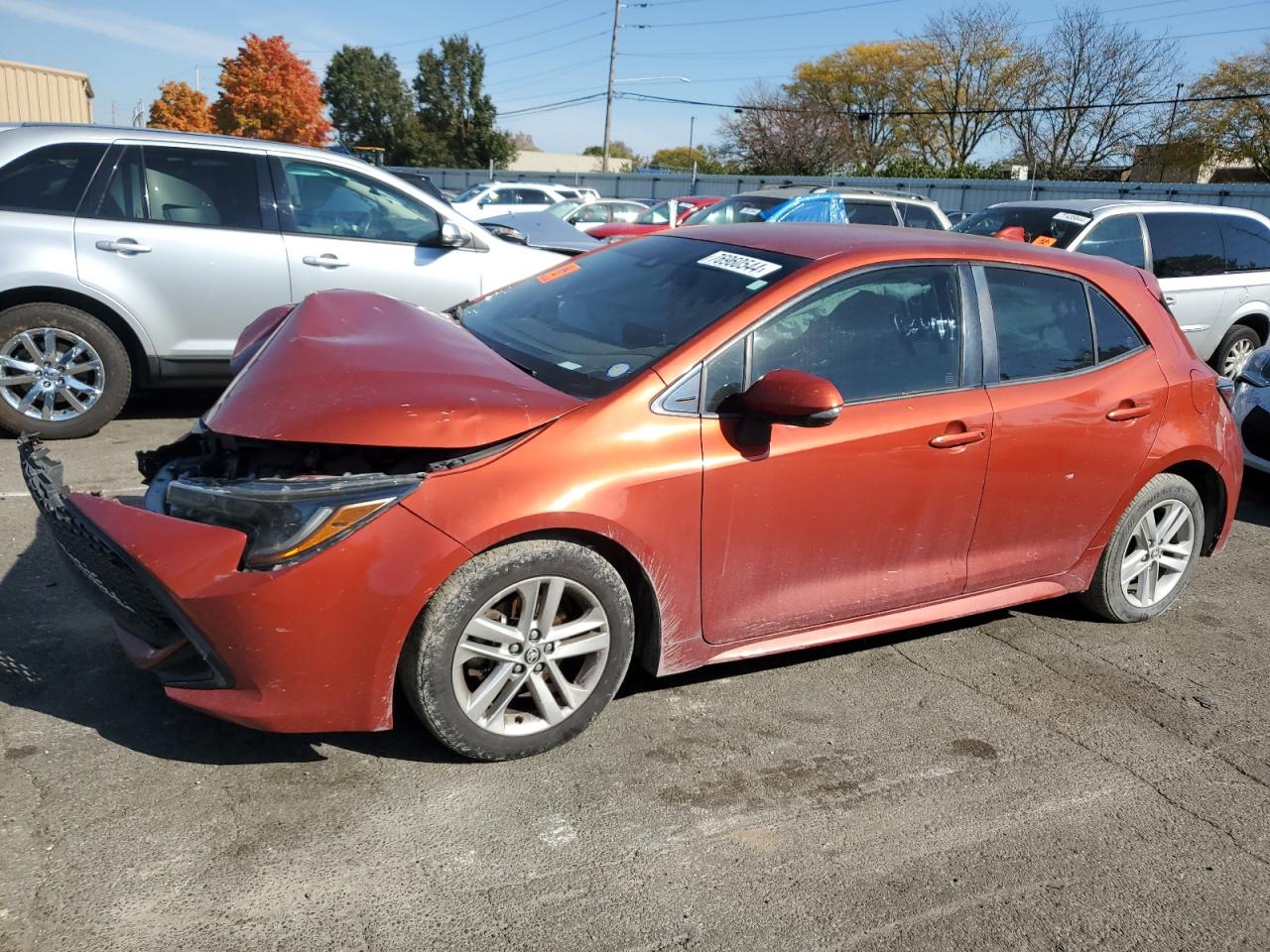 2019 TOYOTA COROLLA SE | JTNK4RBE4K3005886 | UPCARS