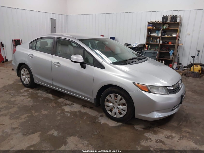 2012 HONDA CIVIC LX | 2HGFB2F55CH588983 | UPCARS
