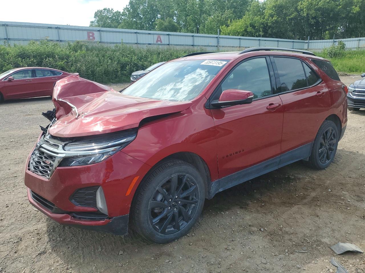 2022 CHEVROLET EQUINOX RS | 3GNAXWEV0NS106317 | UPCARS