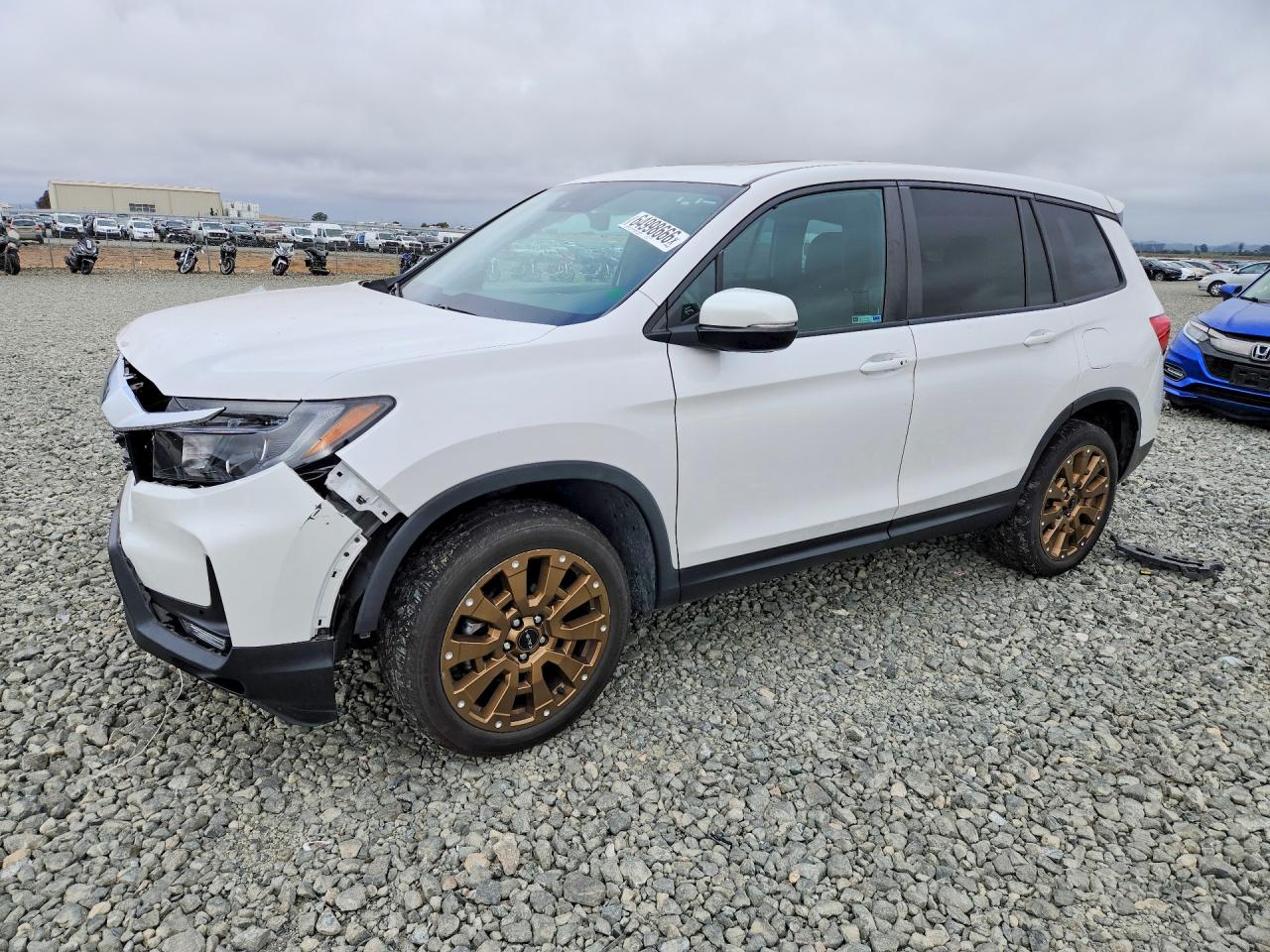 2023 HONDA PASSPORT EXL | 5FNYF8H51PB016512 | UPCARS