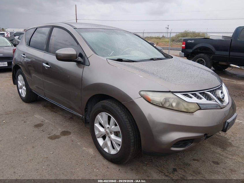 2012 NISSAN MURANO S | JN8AZ1MU3CW114836 | UPCARS