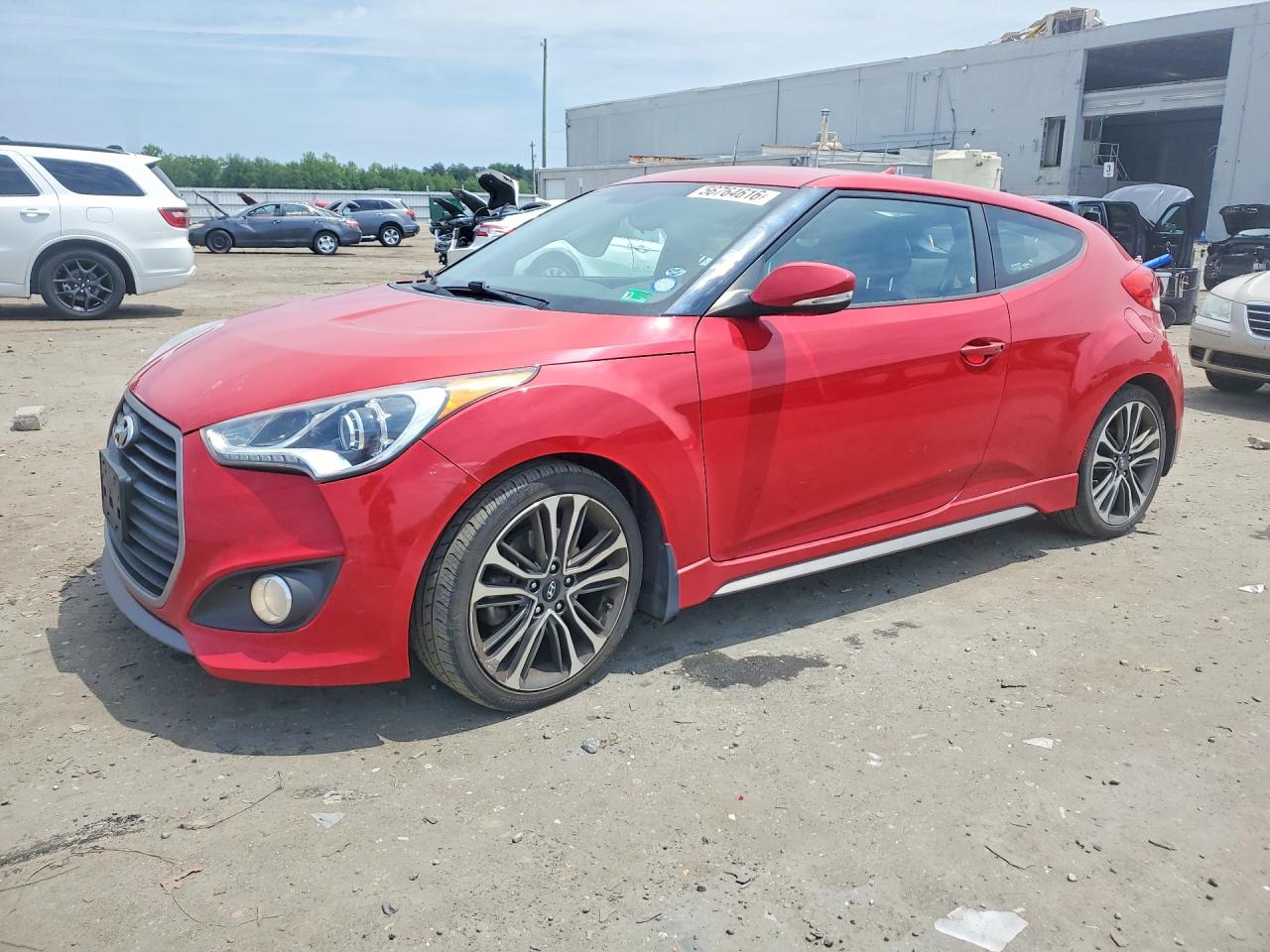 2016 HYUNDAI VELOSTER TURBO | KMHTC6AE8GU260047 | UPCARS