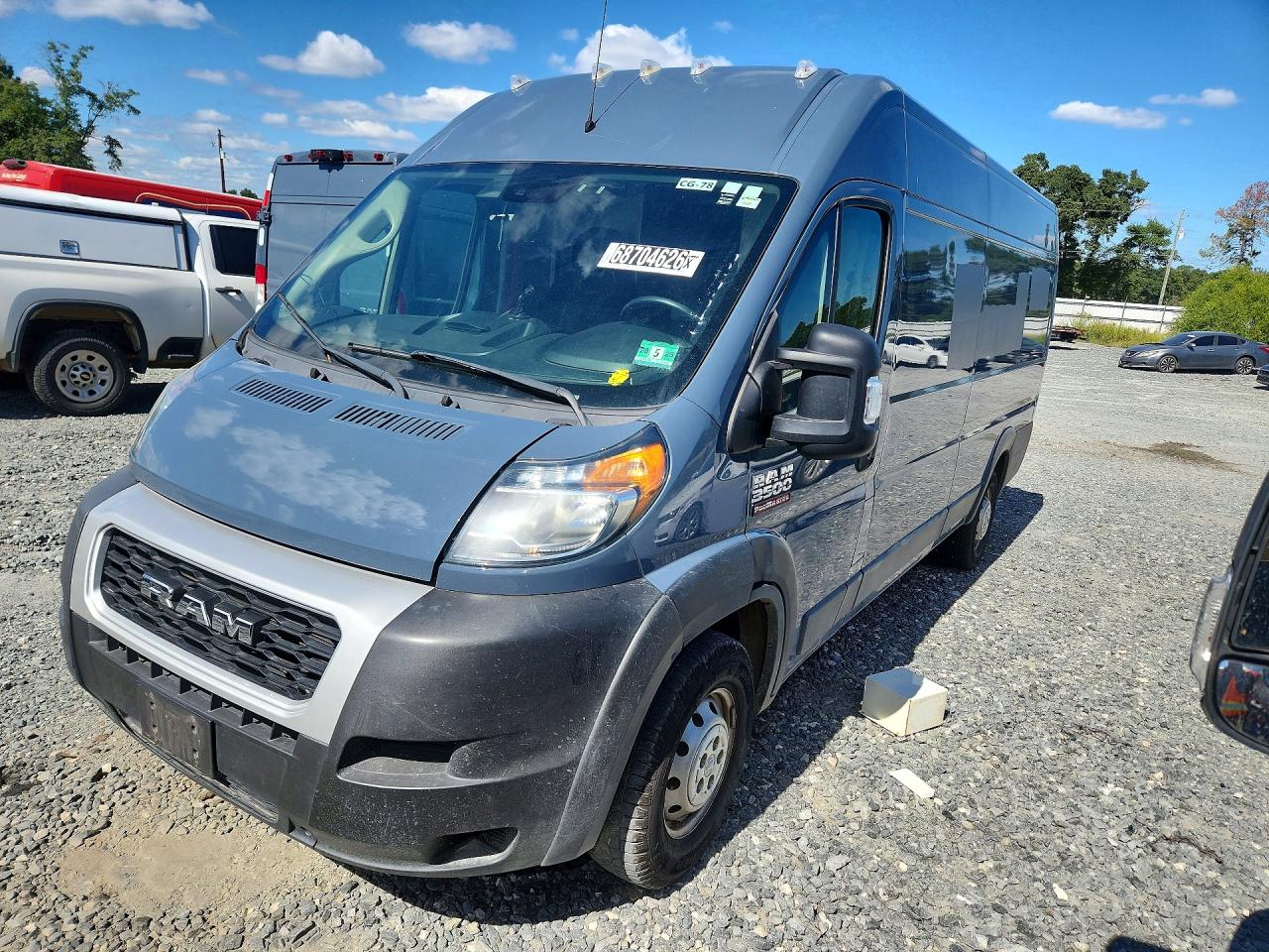 2021 RAM PROMASTER 3500 DELIVERY VAN | 3C6MRVJG6ME535435 | UPCARS
