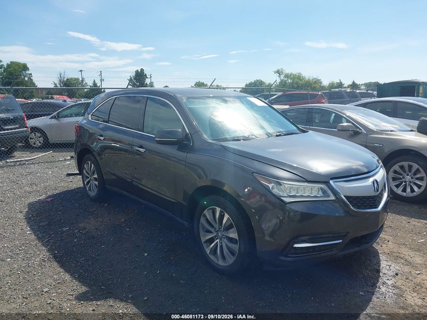 2015 ACURA MDX TECHNOLOGY PACKAGE | 5FRYD4H40FB025009 | UPCARS
