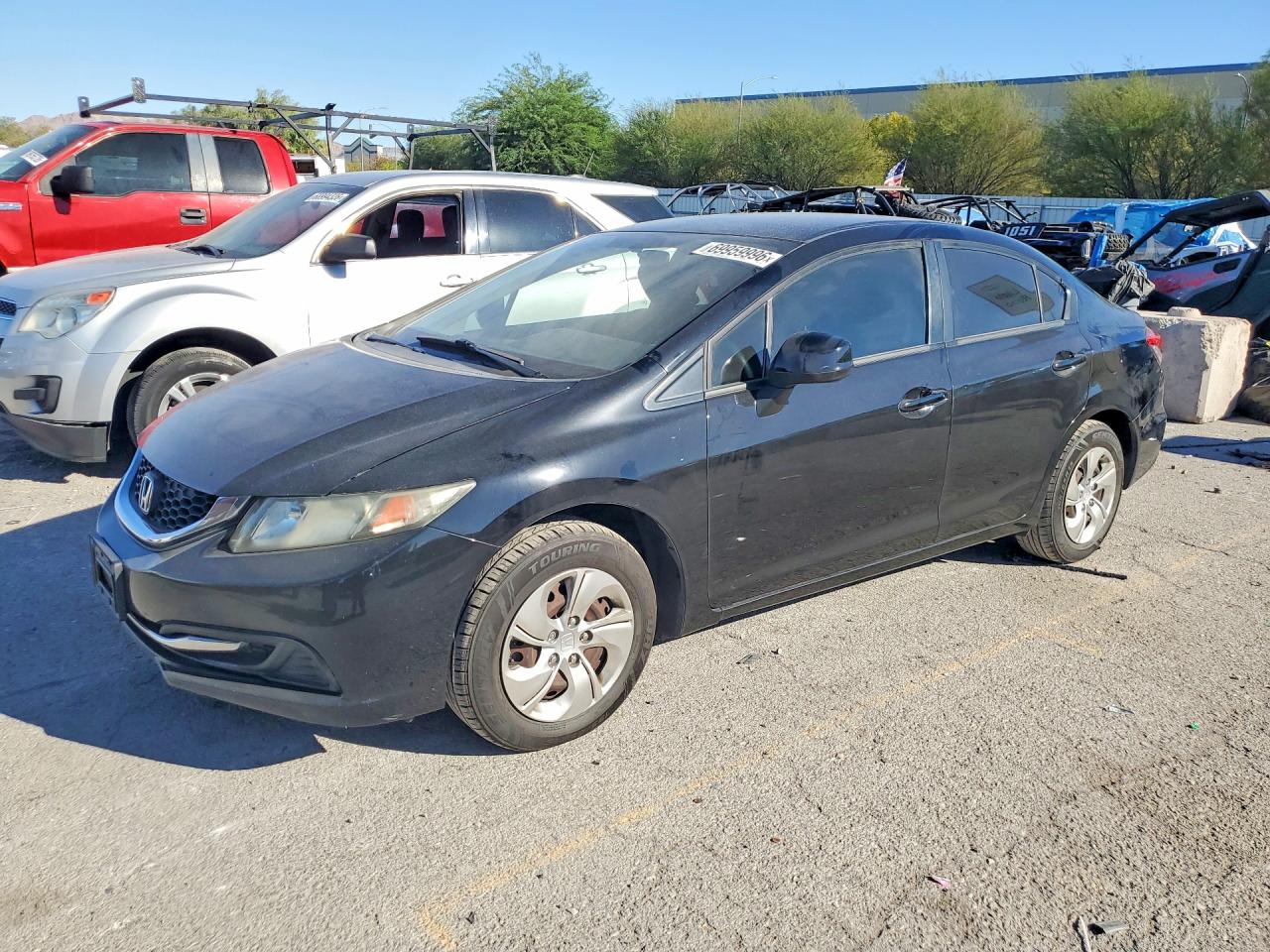 2013 HONDA CIVIC LX | 2HGFB2F59DH558421 | UPCARS