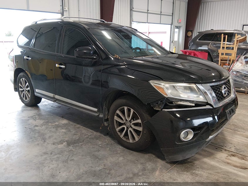 2013 NISSAN PATHFINDER SL | 5N1AR2MM6DC665911 | UPCARS
