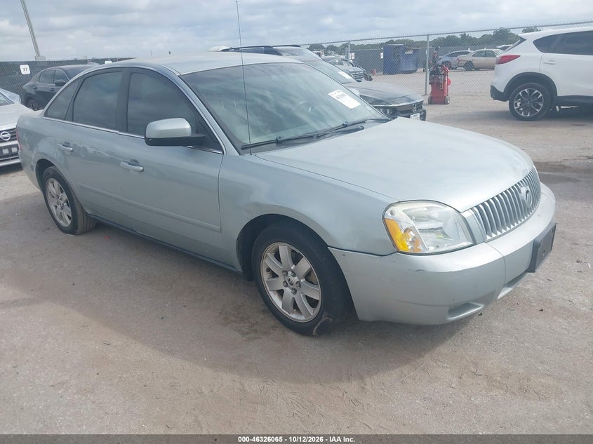 2006 MERCURY MONTEGO LUXURY | 1MEFM40166G602432 | UPCARS