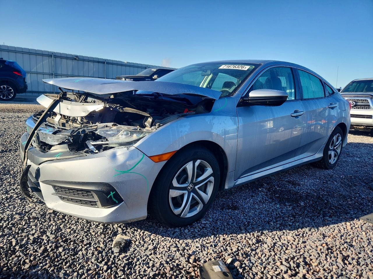 2018 HONDA CIVIC LX | 19XFC2F55JE033889 | UPCARS
