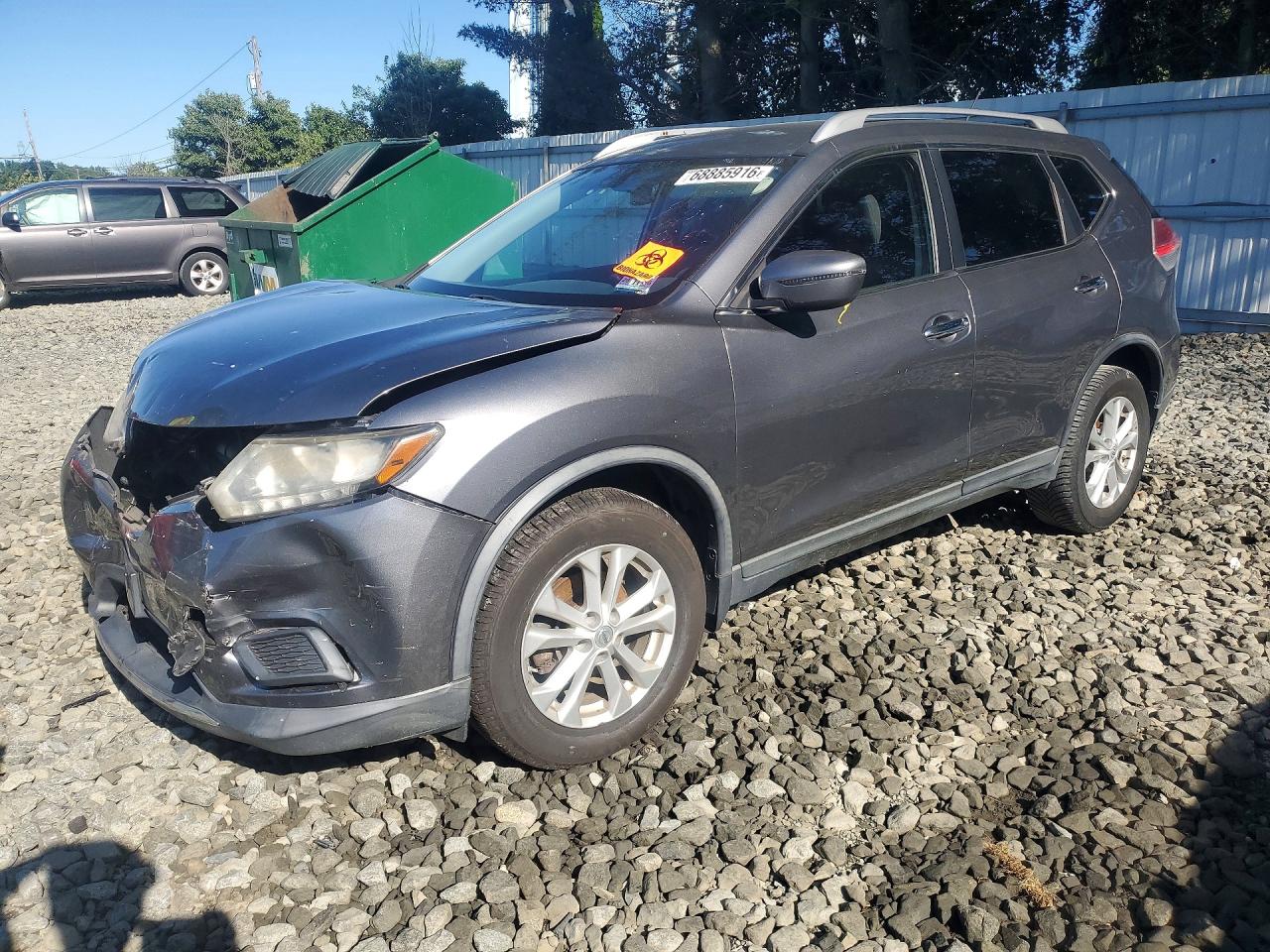 2016 NISSAN ROGUE SV | KNMAT2MV7GP595900 | UPCARS