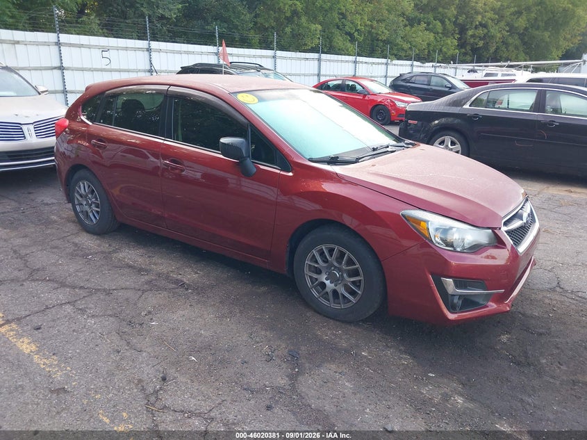 2016 SUBARU IMPREZA 2.0I | JF1GPAA67G8283338 | UPCARS