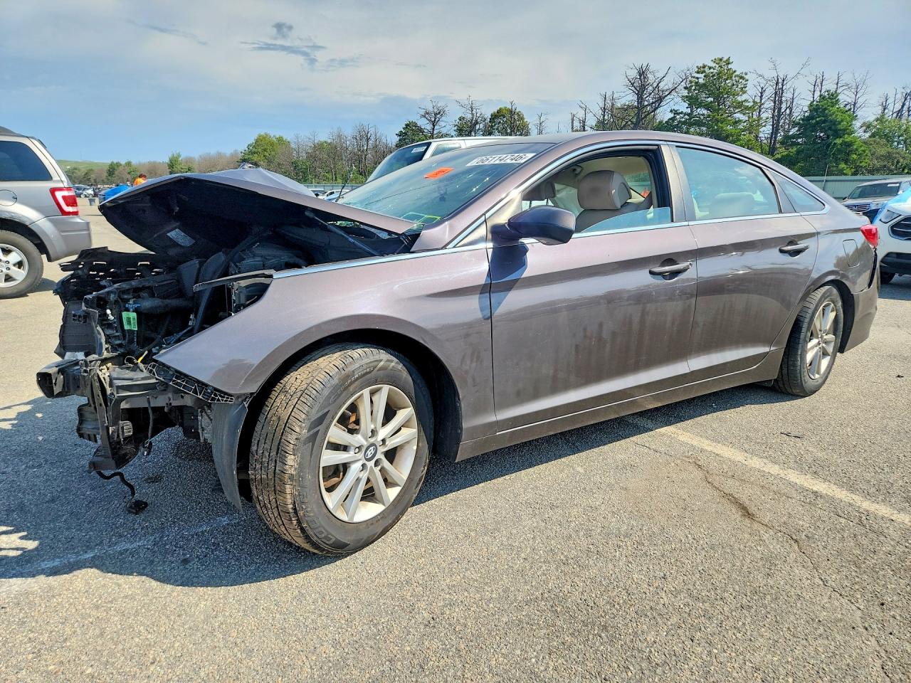2017 HYUNDAI SONATA SE | 5NPE24AF3HH455899 | UPCARS