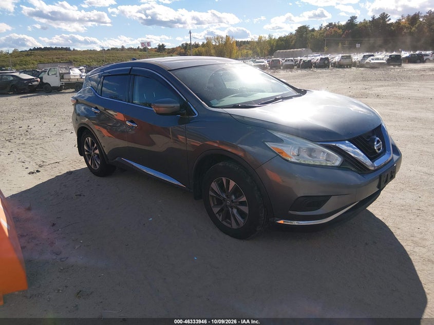 2016 NISSAN MURANO S | 5N1AZ2MH1GN165201 | UPCARS
