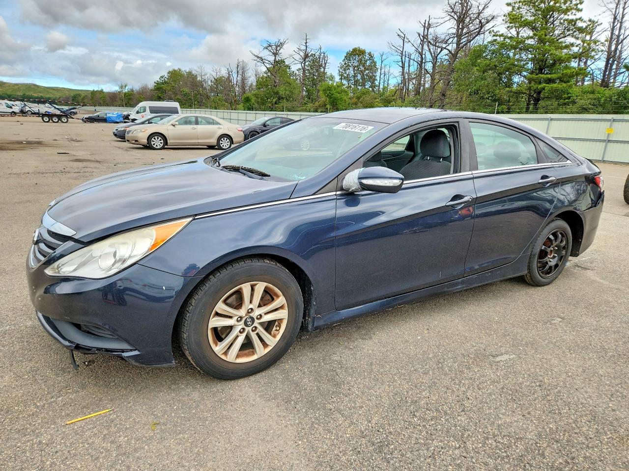 2014 HYUNDAI SONATA GLS | 5NPEB4AC5EH887332 | UPCARS