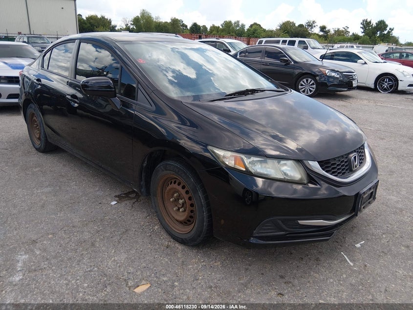 2014 HONDA CIVIC LX | 19XFB2F59EE037890 | UPCARS