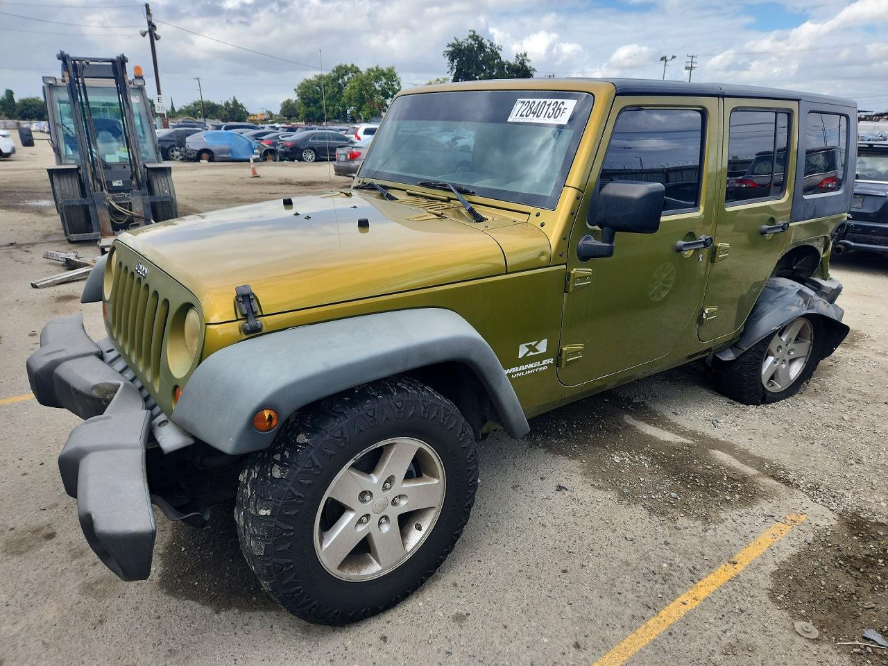 2008 JEEP WRANGLER X | 1J4GB39108L570784 | UPCARS