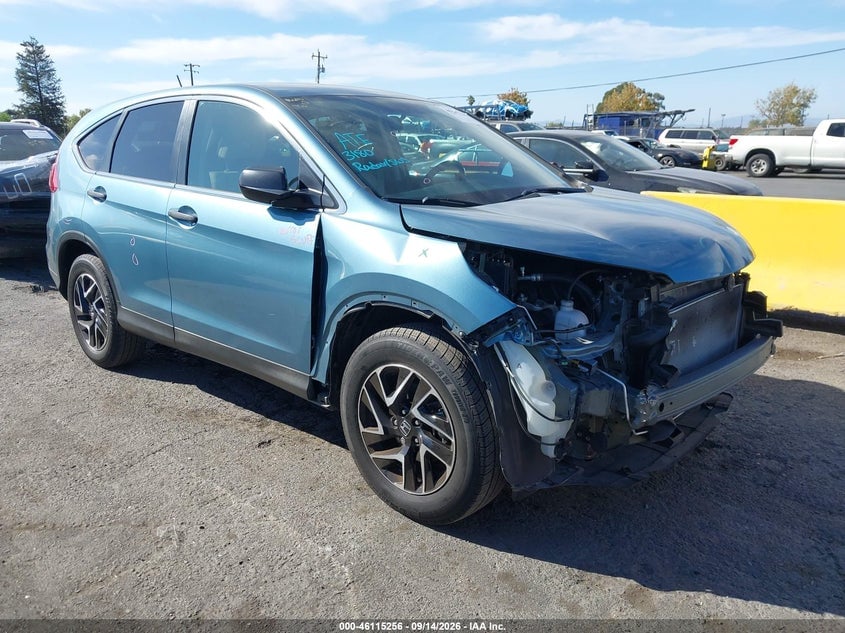 2016 HONDA CR-V SE | 5J6RM4H49GL085627 | UPCARS