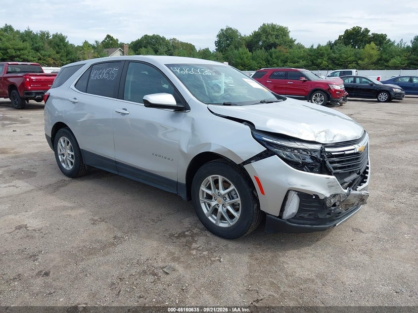 2022 CHEVROLET EQUINOX FWD LT | 2GNAXKEV9N6104301 | UPCARS