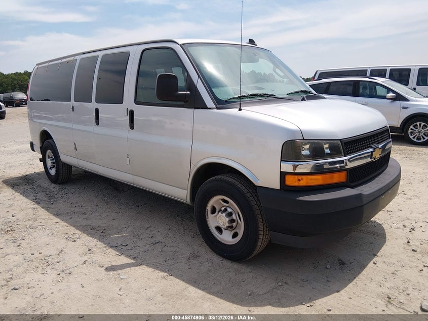 2020 CHEVROLET EXPRESS PASSENGE RWD 3500 EXTENDED WHEELBASE LS | 1GAZGNFP9L1235833 | UPCARS
