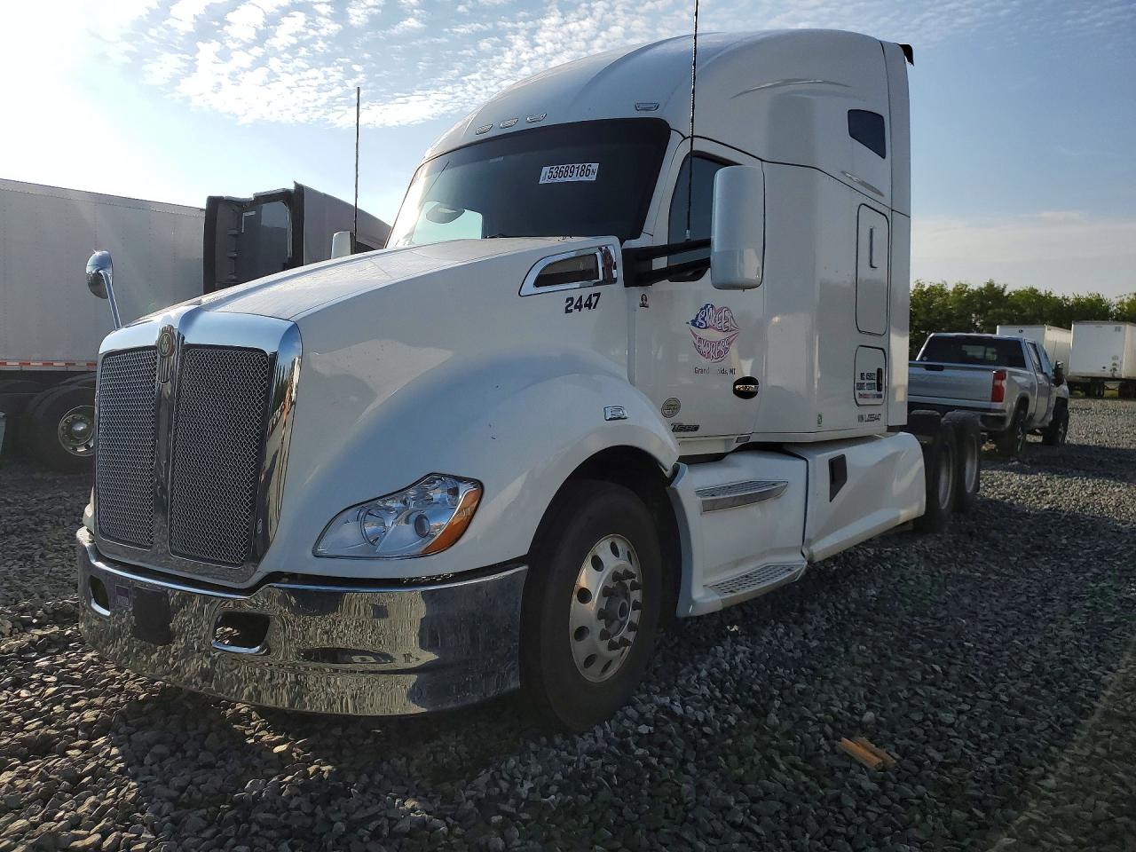 2020 KENWORTH T680 SEMI TRUCK | 1XKYD49X4LJ355447 | UPCARS