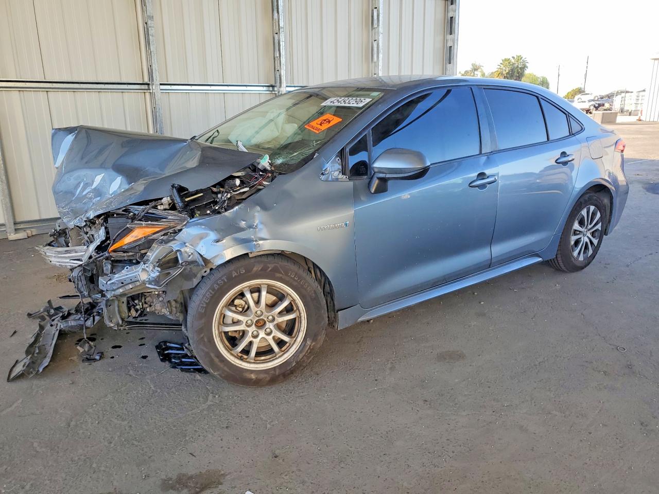 2021 TOYOTA COROLLA LE | JTDEAMDE6MJ030636 | UPCARS