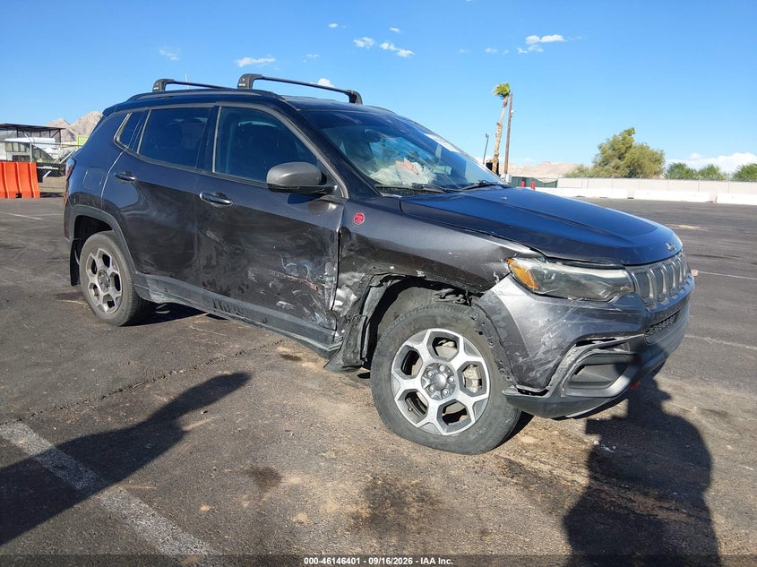 2022 JEEP COMPASS TRAILHAWK 4X4 | 3C4NJDDB7NT149764 | UPCARS