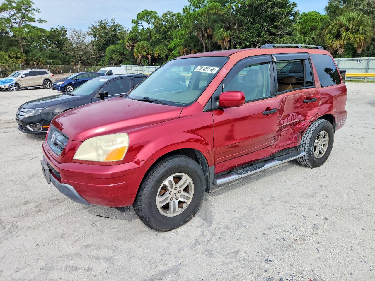 2004 HONDA PILOT EXL | 2HKYF18574H613782 | UPCARS
