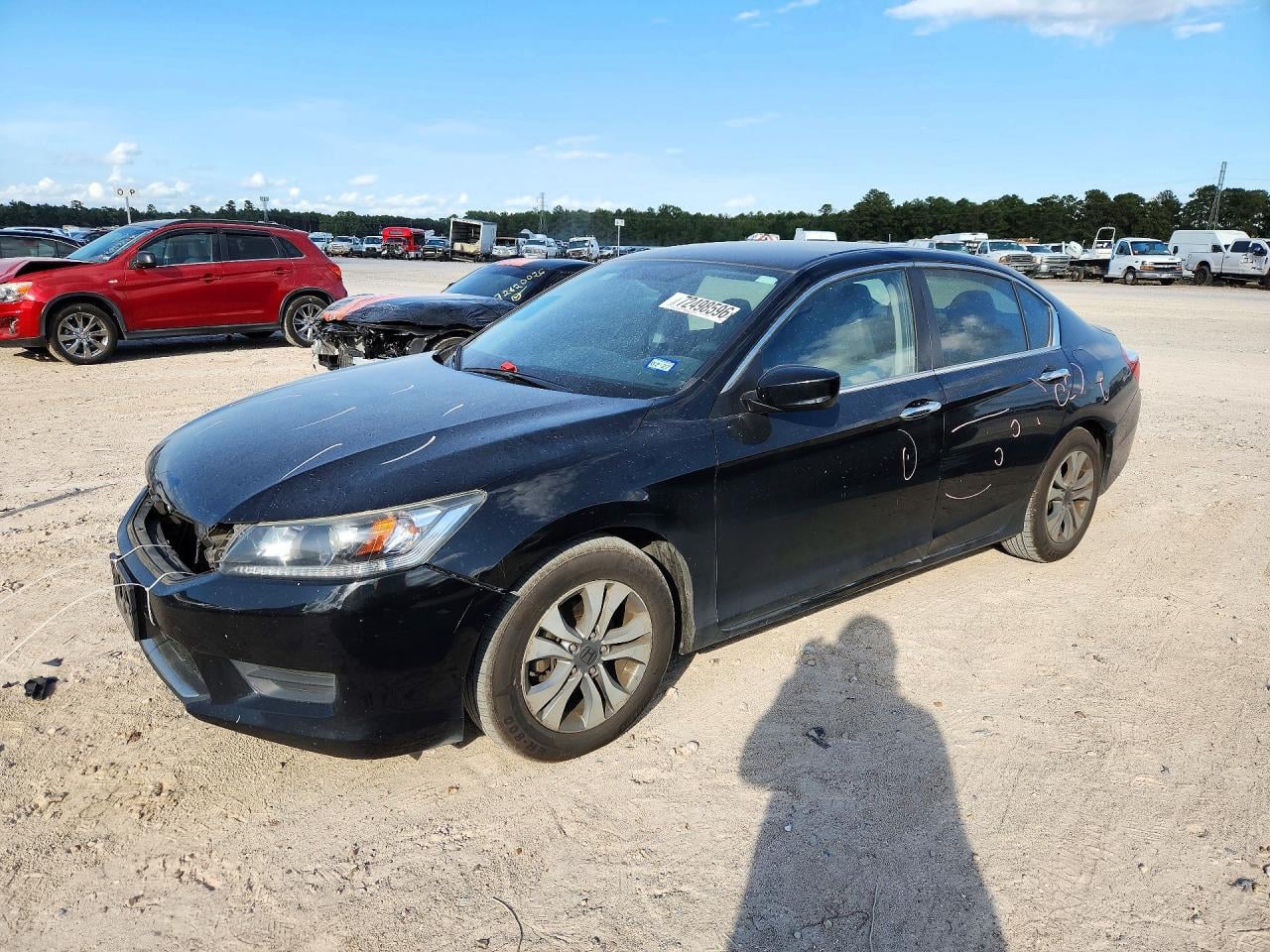 2015 HONDA ACCORD LX | 1HGCR2F3XFA130307 | UPCARS