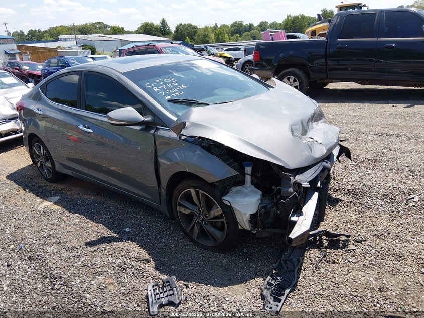 2014 HYUNDAI ELANTRA LIMITED | 5NPDH4AE1EH492253 | UPCARS