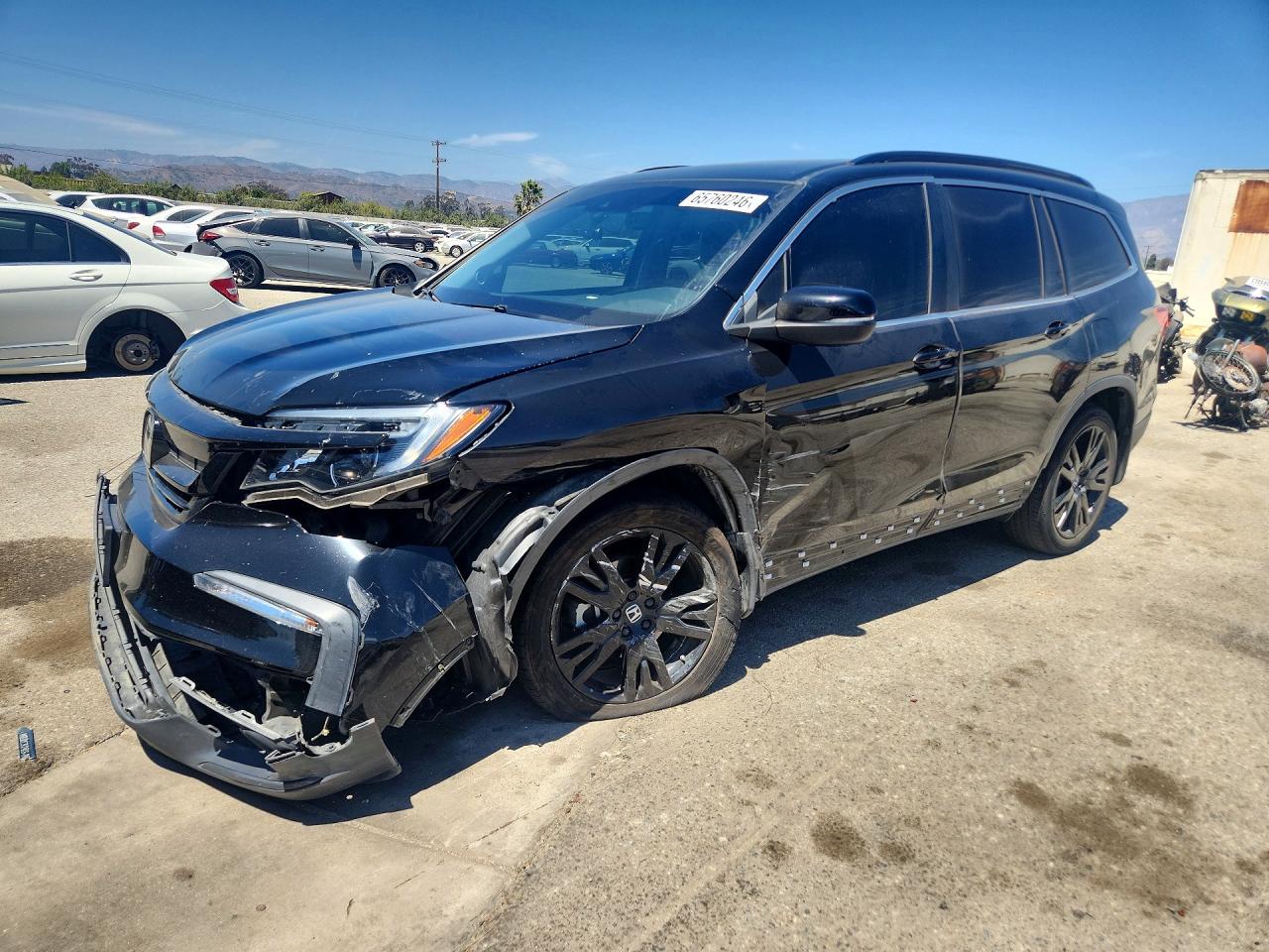 2021 HONDA PILOT SE | 5FNYF5H20MB047217 | UPCARS