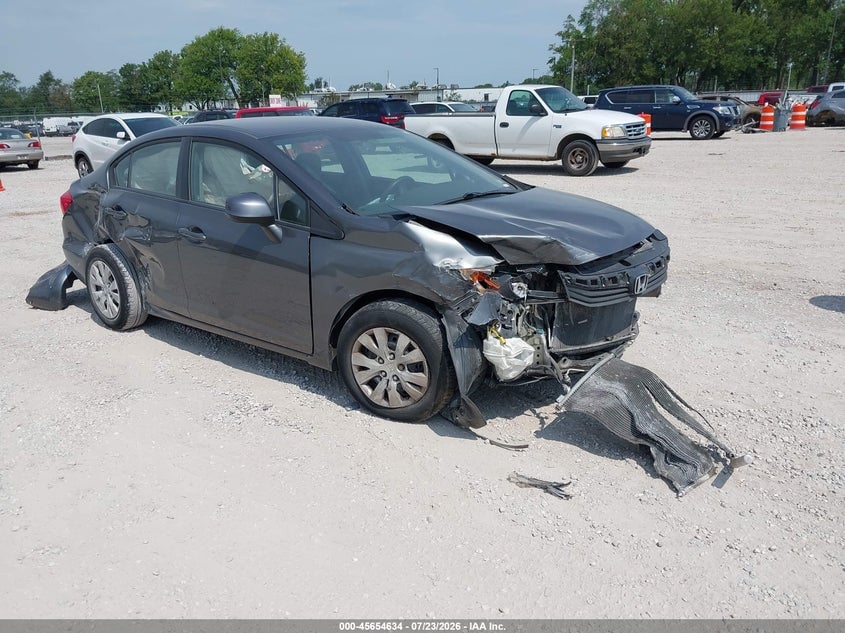 2012 HONDA CIVIC LX | 19XFB2F58CE017563 | UPCARS