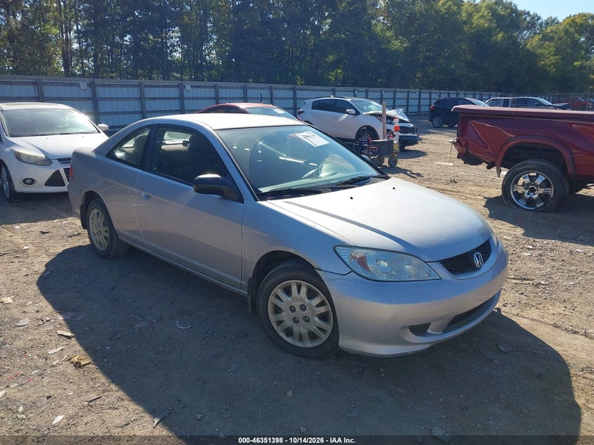 2005 HONDA CIVIC LX | 1HGEM22545L036831 | UPCARS