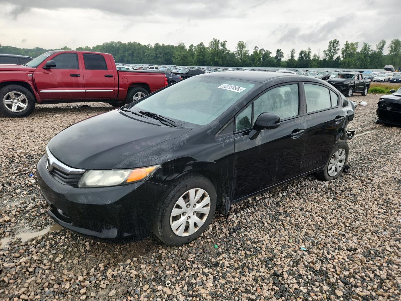 2012 HONDA CIVIC | 19XFB2F58CE108610 | UPCARS