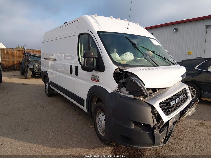 2020 RAM PROMASTER 2500 HIGH ROOF 159 WB | 3C6TRVDG2LE101776 | UPCARS