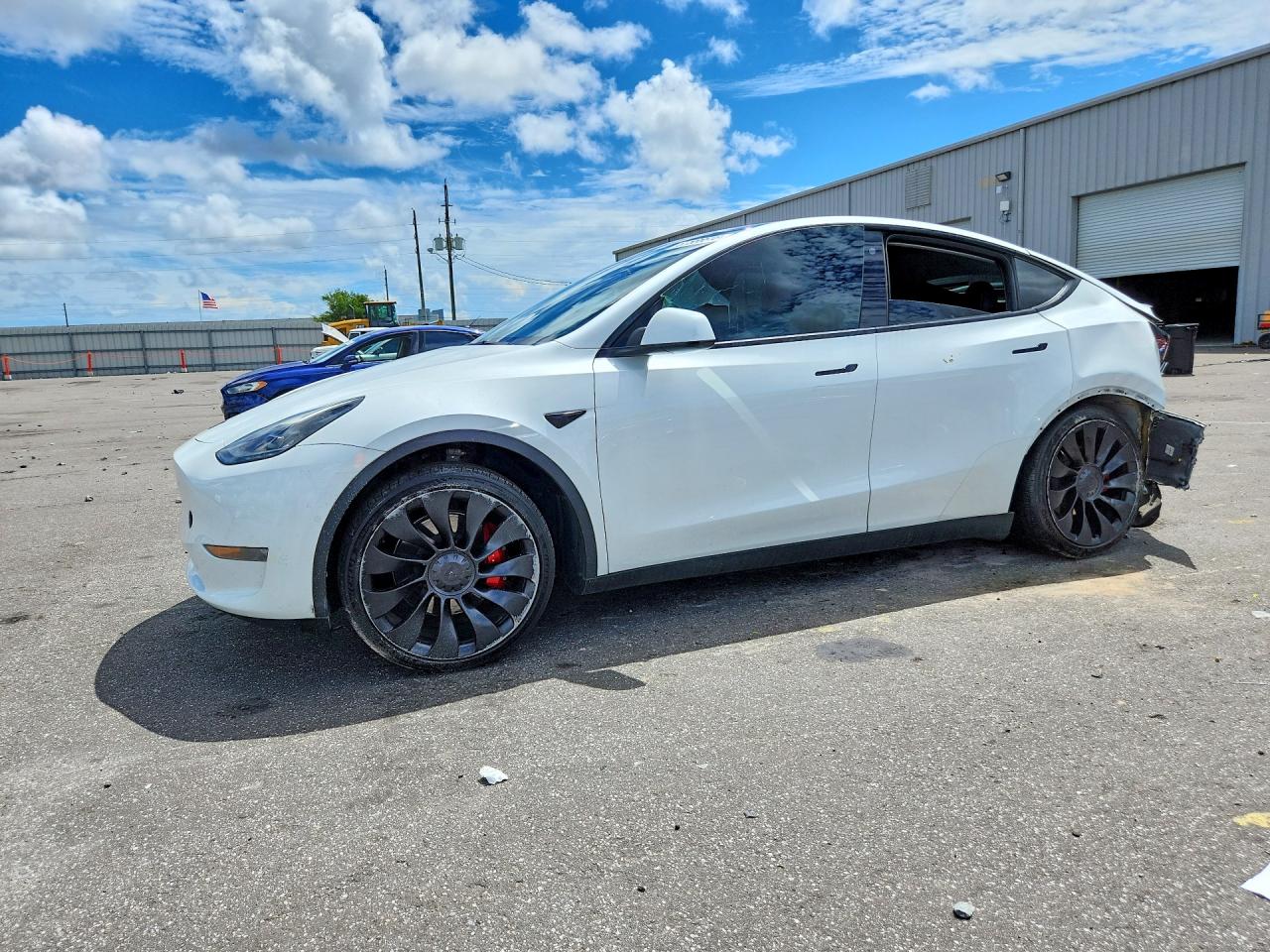 2022 TESLA MODEL Y | 7SAYGDEF7NF550407 | UPCARS