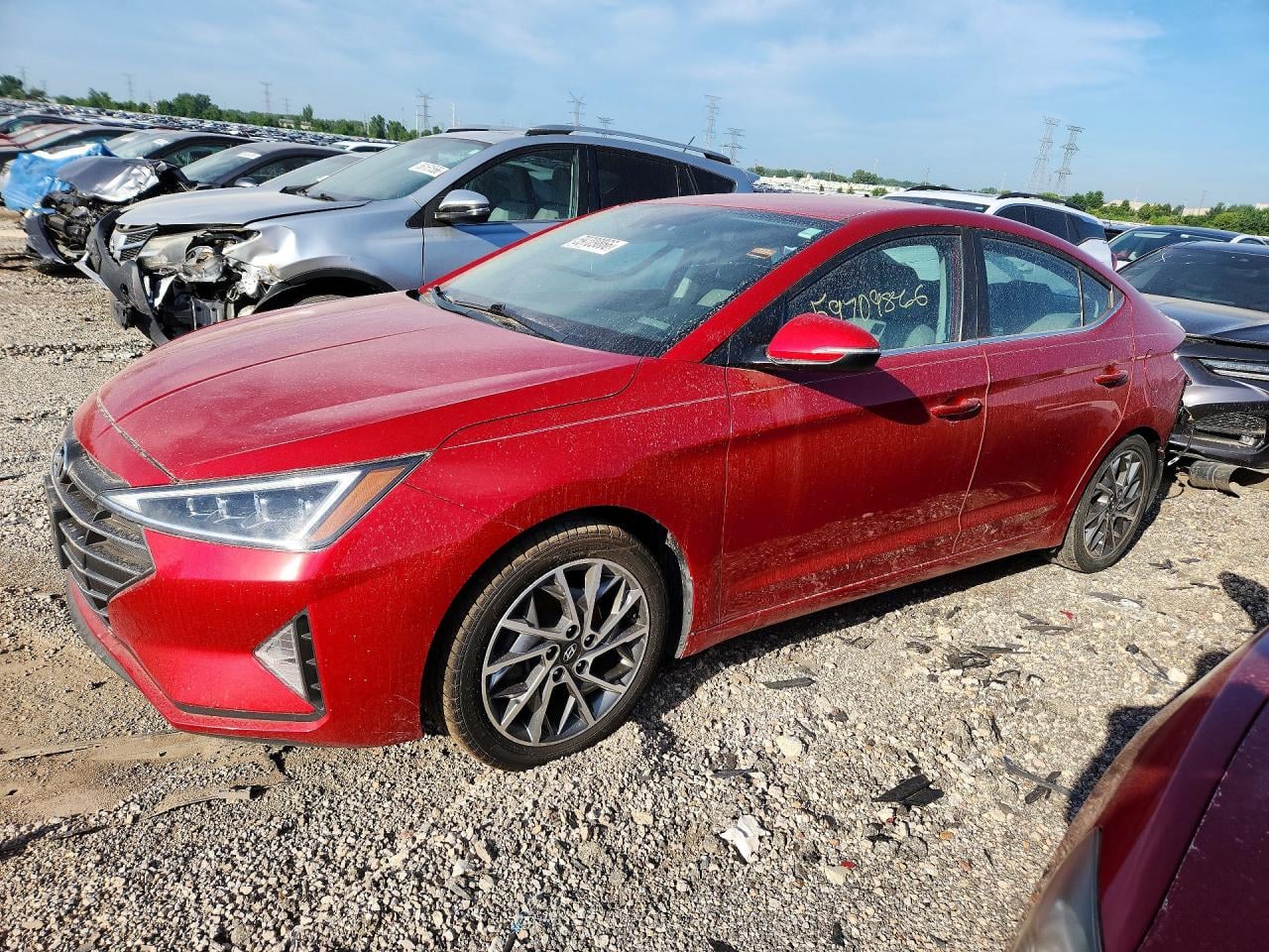2020 HYUNDAI ELANTRA LIMITED | 5NPD84LF9LH580745 | UPCARS